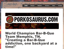 Tablet Screenshot of porkosaurus.com